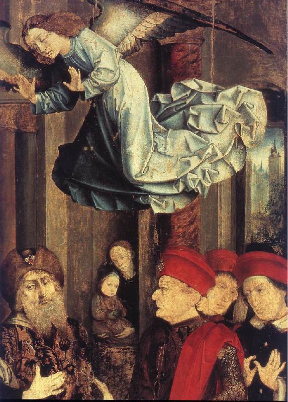 JOOS van Wassenhove The Institution of the Eucharist (detail) s Sweden oil painting art